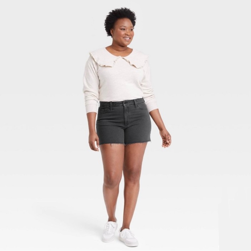 Universal Thread High-Rise Vintage Midi Jean Shorts